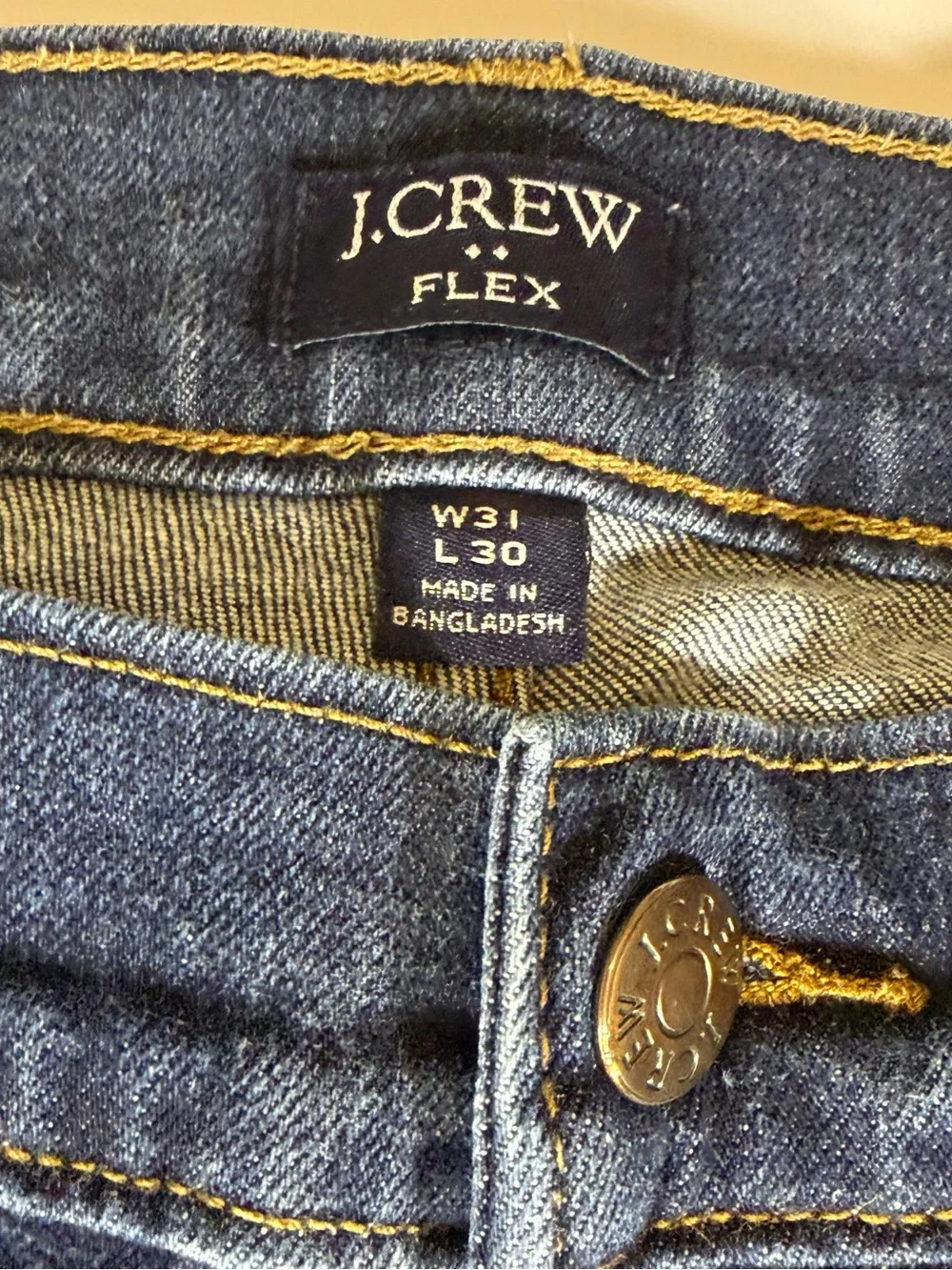 J. Crew Men's Slim Straight Jeans in Dark Indigo